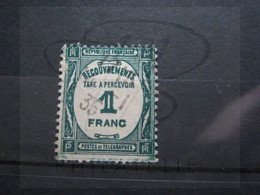 VEND BEAU TIMBRE TAXE DE FRANCE N° 60 , PIQUAGE DECALE !!! - Used Stamps