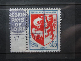 VEND BEAU TIMBRE DE FRANCE N° 1468 , MACULAGE EN BAS !!! (b) - Gebruikt