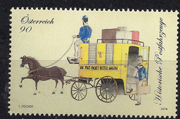 2014 Austria Österreich Mi. 3158 **MNH  Historische Postfahrzeuge :Paketpostwagen - 2011-2020 Unused Stamps