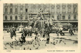 Lyon * 1er * La Place Des Terreaux * Les Pigeons * Tramway Tram - Lyon 1