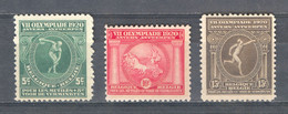 België Nr 179-181 X Cote €7,50 Perfect - Unused Stamps