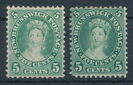 1860. New Brunswick - Unused Stamps