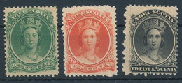 1860. Nova Scotia - Unused Stamps