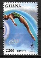 GHANA   N° 1762   * *  JO 1996  Natation Plongeon - Duiken