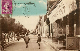 Châtelaillon * Vue Sur Le Remblai * Restaurant Des Fleurs * Automobile Voiture Ancienne - Châtelaillon-Plage