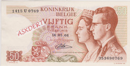 Belgie 50 Frank - Francs Neuf / Nieuw N° 1415 U 0769 - 50 Francs