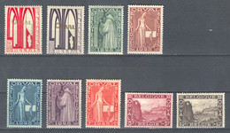 België Nr 258-266 X Cote €100 Perfect - Unused Stamps