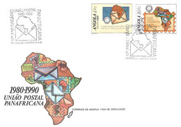 ANGOLA 1990 African Postal Union FDC - Angola