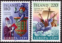 Iceland, 1981, Europa CEPT, Popular Legends, Complete Set, MNH** - Unused Stamps