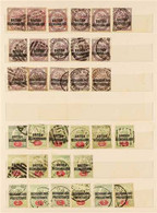 BRITISH AFRICA 1880's To 1950's. POSTMARK COLLECTION In A Stock Book From British Colonies Bearing A Wide Range Of City  - Andere & Zonder Classificatie