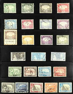 1937-1964 COMPLETE FINE/VERY FINE CDS USED COLLECTION On Stock Pages, All Different, Includes 1937 Dhow Set, 1939-48 Pic - Aden (1854-1963)