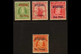 1911-16 Complete Set, SG 9/12, Very Fine Mint (4 Stamps) For More Images, Please Visit Http://www.sandafayre.com/itemdet - Aitutaki