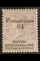 1888 "Protectorate" Overprinted 6d On 6d Lilac & Black, SG 45, Fine Mint For More Images, Please Visit Http://www.sandaf - Autres & Non Classés