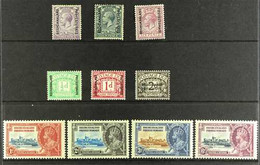 1913-1935 FINE MINT SELECTION On Stock Cards, All Different, Includes 1913-24 Set Incl 2d Both Dies, Plus 2s6d De La Rue - Autres & Non Classés