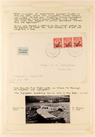 1924-38 FLIGHT CARDS AND COVERS An Interesting Collection Written Up On Album Pages, Includes 1924 First World Flight By - Autres & Non Classés