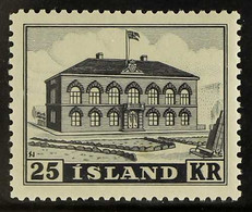 1950-54 25k Black "Parliament Building", Facit 311, Mi 277, SG 308, Never Hinged Mint For More Images, Please Visit Http - Autres & Non Classés
