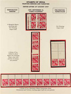 1979-88 PRINTING ERRORS 35p Cerise "Family Welfare" Definitive (SG927/a) Mint (mostly Never Hinged) Selection Of Multipl - Autres & Non Classés