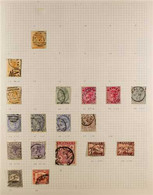 1863-1985 ATTRACTIVE FINE USED COLLECTION In An Album, All Different, Includes 1863-81 ½d (x2 Shades), 1882-84 ½d, 1885- - Malte (...-1964)