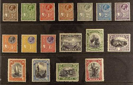 1926-27 Definitives Inscribed "POSTAGE" Complete Set, SG 157/72, Fine Mint. Fresh! (17 Stamps) For More Images, Please V - Malte (...-1964)