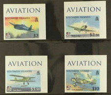 2009 ARCHIVE IMPERFORATE Naval Aviation Centenary Complete Set As SG 1269/1272, BDT Archive Imperforates, Never Hinged M - Iles Salomon (...-1978)