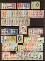 1935-66 FINE MINT COLLECTION Incl. 1935 Jubilee Set, 1938-54 Set With Additional Perfs And Shades To 2s.6d (3), 5s (3) A - Swaziland (...-1967)