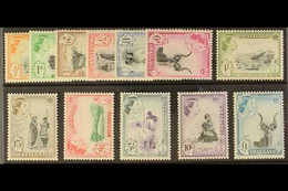 1956 Definitives Complete Set, SG 53/64, Very Fine Never Hinged Mint. (12 Stamps) For More Images, Please Visit Http://w - Swaziland (...-1967)