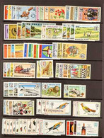 1970-87 Never Hinged Mint Collection Incl. 1982-84 Wildlife Strips, 1984 Surcharges With All Three 10c On 4c, 1987 Rhino - Swaziland (...-1967)