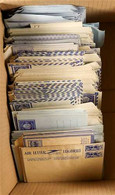 AIR LETTERS (AEROGRAMMES) 1944-1970 UNUSED HOARD In A Box, Includes 1944 6d (x2), 1944 3d English At Top (x7), 1948 6d E - Swaziland (...-1967)