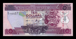 Islas Salomón Solomon 10 Dollars 2009 Pick 27c Capicua Radar SC UNC - Salomons