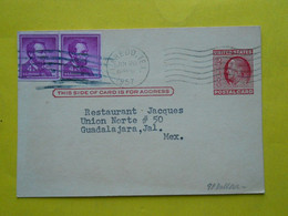 Etats-Unis ,entier Postal 2 Cents - 1941-60
