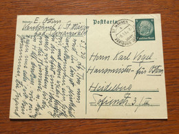K23 Deutsches Reich Ganzsache Stationery Entier Postal P 226I Von St. Margen über Freiburg Landpostamt - Postwaardestukken