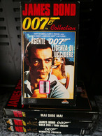 Lotto Di 4 Vhs Di James Bond 007 - Vhs 1983 - Fabbri Video -F - Lotti E Collezioni