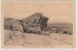 DEPT 85 : édit. Jehly Poupin N° 8 : Brétignolles Le Rocher Du Diable - Bretignolles Sur Mer