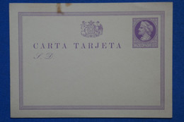 AB18   CHILE   BELLE CARTE  1900    NON VOYAGEE NEUVE. 5 CENT. - Chile