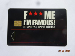 CARTE A PUCE CHIP CARD  CARTE FIDÉLITÉ F ME I'M FAMOUS BY CATHY & DAVID GUETTA CANNES FESTIVAL FILM 2011 - Gift And Loyalty Cards