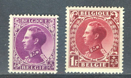 België Nr 391-393 X Cote €12 Perfect - 1934-1935 Leopoldo III
