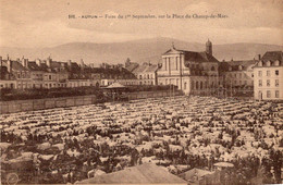 Autun  Foire Au Bovins Du 1°septembre Place Du Champ De Mars  Marché - Fiere