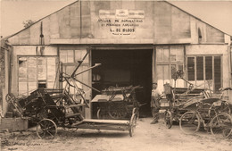 Montdidier * Carte Photo * Atelier De Réparations Machines Agricoles L. DEBLOOS , Rue St Pierre * Photographe Galland - Montdidier