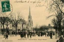 Châtellerault * Le Boulevard Blossac * Le Kiosque à Musique - Chatellerault