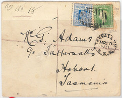 51789 - AUSTRALIA: NEW SOUTH WALES -  POSTAL HISTORY - REGISTERED COVER 1901 - Storia Postale
