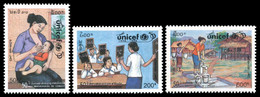 Laos 1996 - Yt 1242/1244 ; Mi 1544/1546 ; Sn 1302/1304 (**) UNICEF, 50th Anniv. - Laos
