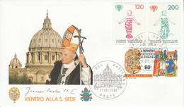 VATICAN 1988 FETOUR PAPE JEAN PAUL II - Franking Machines (EMA)