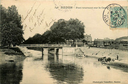 Redon * Le Pont Tournant Sur Le Canal * Abreuvoir * Lavoir Laveuses - Redon