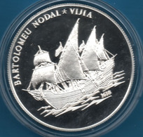 LIBERIA 10 DOLLARS 1999 KM# 706 Argent 925‰ Silver  PROOF Bartolomeu Nodal Vijia BATEAU - Liberia