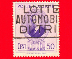ITALIA - Usato - 1938 - Celebrativo Di Guglielmo Marconi - Ritratto - 50 C. - Oblitérés