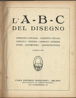 L'A-B-C Del Disegno, Casa Editrice Sonzogno - Milano, Ediz. 1928 - Arts, Architecture