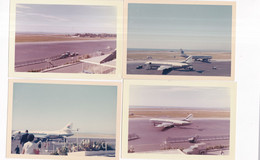AVION CARAVELLE AEROPORT DE NICE 1965 4 PHOTOS 13 X 9 CM - 1946-....: Modern Tijdperk