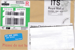 Enveloppe Cover Registered International Tracked & Signed - Cartas & Documentos