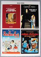 BD - Planche Publicitaire / Librairie - Chick Bill / Capitaine Sabre / Julie, Claire, Cécile / Robin Dubois - Presseunterlagen