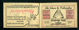 Carnet De 1928  - Tuberculose - Antituberculeux - N° 28*SI*14 Couverture  - Pas De Pub En Pages Intérieure - Blocks Und Markenheftchen